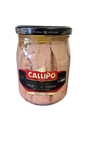 Filetti di Tonno All'olio di Oliva G 550